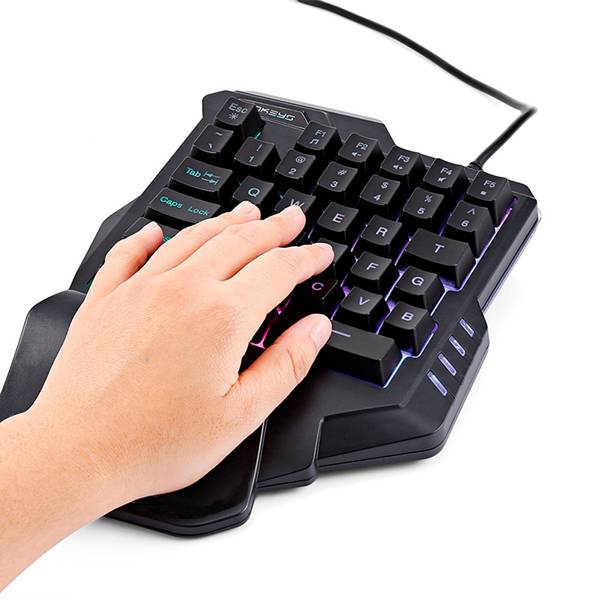 G30 1.6m Wired Gaming Keypad with LED Backlight 35 Keys One-handed Membrane Keyboard for LOL/PUBG/CF G30 1.6m Wired Gaming Keypad with LED Backlight 35 Keys One-handed Membrane Keyboard for LOL/PUBG/CF