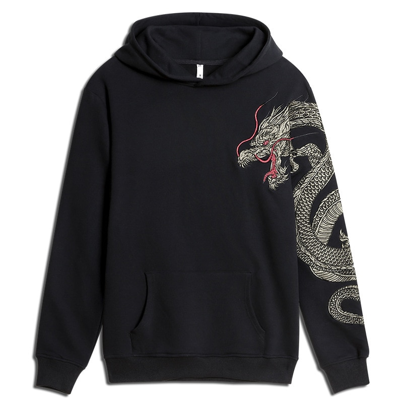 Dragon Embroidery Fleece Coat National Giant Popular Hoodie Yes Hooded Casual Animal Cotton None Hoodies Hip Hop New Arrival Dragon Embroidery Fleece Coat National Giant Popular Hoodie Yes Hooded Casual Animal Cotton None Hoodies Hip Hop New Arrival